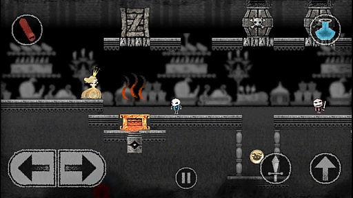 画像集#006のサムネイル/ドクロがイケメンになってお姫様を救う? スマートフォン向けアクションゲーム「Dokuro」を紹介する「(ほぼ)日刊スマホゲーム通信」第445回