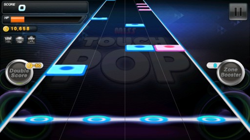 画像ギャラリー No.003のサムネイル画像 / 端末内に保存されている音楽で遊べるゲーム「タッチポップ」Android版が配信