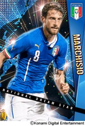 画像ギャラリー No.003のサムネイル画像 / 「ワールドサッカーコレクションS」,イタリア代表の選手カードが実装に