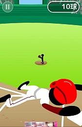 画像ギャラリー No.008のサムネイル画像 / あの投手，殺し屋の目をしている。スマートフォン向け野球（？）ゲーム「よけろ！豪速球」を紹介する「（ほぼ）日刊スマホゲーム通信」第421回