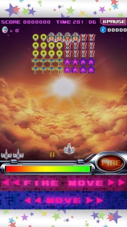 画像集#003のサムネイル/シューティングゲーム「スペース★ギャラガ」のAndroid版が本日配信に