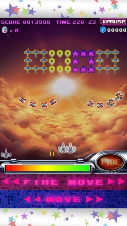 画像集#004のサムネイル/シューティングゲーム「スペース★ギャラガ」のAndroid版が本日配信に