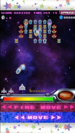 画像集#016のサムネイル/シューティングゲーム「スペース★ギャラガ」のAndroid版が本日配信に