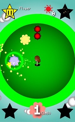 画像ギャラリー No.005のサムネイル画像 / 大好きな彼のために花を咲かせる。iOS向けアクションゲーム「もりもりふらわぁ〜!コノミチャン」を紹介する「(ほぼ)日刊スマホゲーム通信」第425回