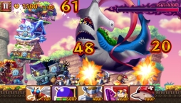 画像ギャラリー No.006のサムネイル画像 / 巨大な敵と戦うディフェンスゲーム「99の破界神 D」がApp Storeで配信開始