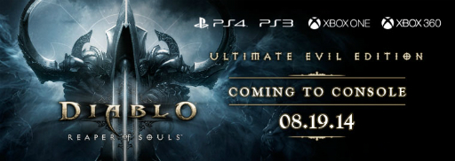 画像集#002のサムネイル/本編と拡張パックを収録したコンシューマ機向けの「Diablo III: Ultimate Evil Edition」が北米で2014年8月19日にリリース決定