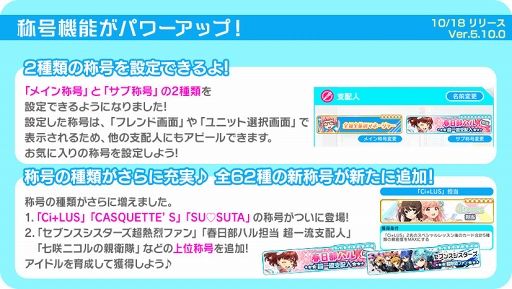 画像ギャラリー No.014のサムネイル画像 / 「Tokyo 7th シスターズ」,4th Anniversary Live記念のログインボーナスを10月19日より実施