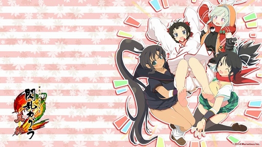 閃乱カグラ2 真紅 発売を記念して描き下ろしイラストのpc用壁紙を公開