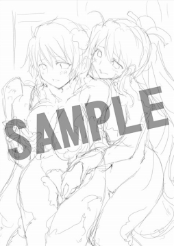 画像ギャラリー No.002のサムネイル画像 / 「閃乱カグラ ESTIVAL VERSUS」，店舗別購入特典イラストのラフ画を公開