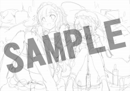 画像ギャラリー No.004のサムネイル画像 / 「閃乱カグラ ESTIVAL VERSUS」，店舗別購入特典イラストのラフ画を公開