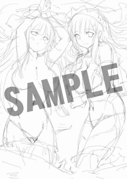 画像ギャラリー No.010のサムネイル画像 / 「閃乱カグラ ESTIVAL VERSUS」，店舗別購入特典イラストのラフ画を公開