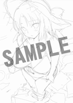 画像ギャラリー No.011のサムネイル画像 / 「閃乱カグラ ESTIVAL VERSUS」，店舗別購入特典イラストのラフ画を公開