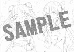 画像ギャラリー No.012のサムネイル画像 / 「閃乱カグラ ESTIVAL VERSUS」，店舗別購入特典イラストのラフ画を公開