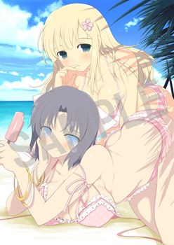 画像ギャラリー No.004のサムネイル画像 / 「閃乱カグラ ESTIVAL VERSUS -少女達の選択- 桜 EDITION」店舗別購入特典のイラストが公開に