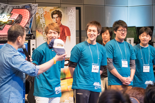 画像集#008のサムネイル/「頭文字D ARCADE STAGE8 インフィニティ」の公認エースドライバー4名が決定。“version 1.2”の内容も発表されたオーディションの模様をレポート