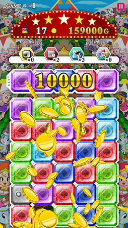 画像集#003のサムネイル/Android向けパズルゲーム「RUSH MONEY」が本日配信開始に