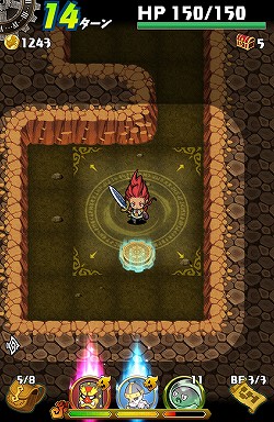 画像集#009のサムネイル/攻めの姿勢が活路を開く。Android版「ドラゴンファング」でスマホに最適化されたローグライクゲームを体験しよう