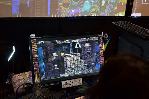 画像ギャラリー No.002のサムネイル画像 / 「お前らの時間をいただきに来た!」2018年夏配信の「LA-MULANA 2」を手がける楢村 匠氏と鮫島朋龍氏にBitSummitでインタビュー