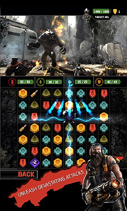 画像ギャラリー No.001のサムネイル画像 / 2K,パズルゲーム風のコンパニオンアプリ「Evolve: Hunters Quest」の無料配信を開始すると発表