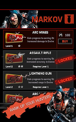 画像ギャラリー No.002のサムネイル画像 / 2K,パズルゲーム風のコンパニオンアプリ「Evolve: Hunters Quest」の無料配信を開始すると発表