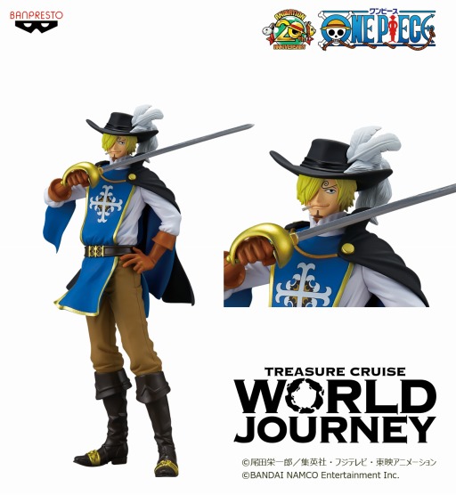 One Piece トレジャークルーズ プライズフィギュアコラボ第2弾は騎士団衣装の サンジ レイジュ