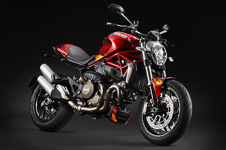 画像集#002のサムネイル/モンハンとドゥカティがコラボ。“火竜”モチーフの「Monster 1200」が期間限定モデルとして登場
