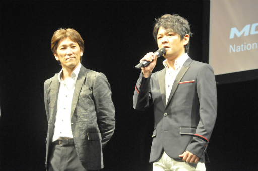 画像集#018のサムネイル/「モンスターハンター」とドゥカティによるコラボバイクが登場。辻本良三プロデューサーや釈 由美子さん,永井 大さんが登壇したイベントをレポート