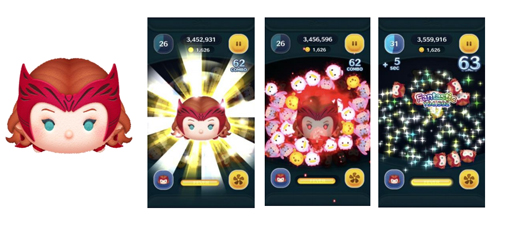 LINE:ディズニー ツムツム」にロキ,ヴィジョン,ワンダ・マキシモフ