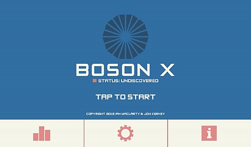 画像ギャラリー No.001のサムネイル画像 / 亜空間を駆け抜ける。スマートフォン向けランニングアクションゲーム「Boson X」を紹介する「（ほぼ）日刊スマホゲーム通信」第462回