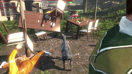 画像ギャラリー No.002のサムネイル画像 / 人間どもを蹴散らすヤギが主役。Coffee Stain Studiosが狂気の新作「Goat Simulator」の制作を発表