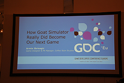 gamescomͣΥ䥮Goat SimulatorפϤʤޤƤޤäΤ򶵤Ƥ륻åGDC Europe 2014Ǽ»