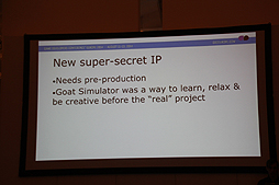 ������#009�Υ���ͥ���/��gamescom������ͣ��Υ䥮�����Goat Simulator�פϤʤ����ޤ�Ƥ��ޤä��Τ������򶵤��Ƥ���륻�å����GDC Europe 2014�Ǽ»�