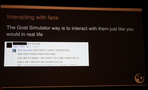 ꡼ No.007Υͥ / GDC 2016ϲĤޤΤʤưˤĤʤäGoat SimulatorפPRޥ͡㡼ήޡƥ󥰽ѤҲ