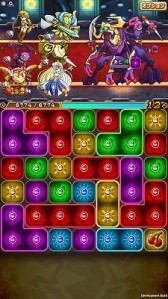 画像集#004のサムネイル/Android向けパズルRPG「パックマンモンスターズ」がGREEで配信中