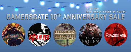 画像ギャラリー No.002のサムネイル画像 / ダウンロード販売サイトGamersGateで,2日ごとに内容が変わる10周年記念セールが開始。19日までこまめにチェックしておこう