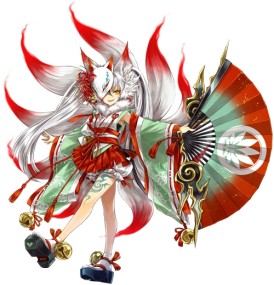 画像ギャラリー No.004のサムネイル画像 / 「Wonderland Wars」に新キャスト「玉藻」(CV:田村ゆかり)が参戦。リツイートキャンペーンを実施