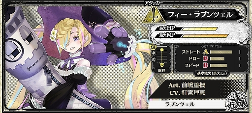 Wonderland Wars に新キャスト フィー ラプンツェル が登場 釘宮理恵さんのサインが当たるキャンペーンも Wonderland Wars に新キャスト フィー ラプンツェル が登場 釘宮理恵さんのサインが当たるキャンペーンも