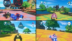 画像集#003のサムネイル/「ソニック&オールスターレーシング TRANSFORMED」,ホーネット号やF-14,ドリキャスコントローラに変形する「AGES」や,「バーニングレンジャー」モチーフのコースなどを紹介