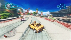 画像集#018のサムネイル/「ソニック&オールスターレーシング TRANSFORMED」,ホーネット号やF-14,ドリキャスコントローラに変形する「AGES」や,「バーニングレンジャー」モチーフのコースなどを紹介