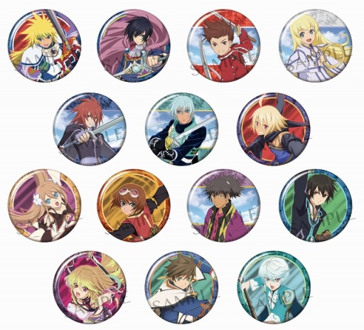 画像ギャラリー No.001のサムネイル画像 / 「テイルズ」シリーズのトレーディングバッジコレクション第2弾が5月に発売 