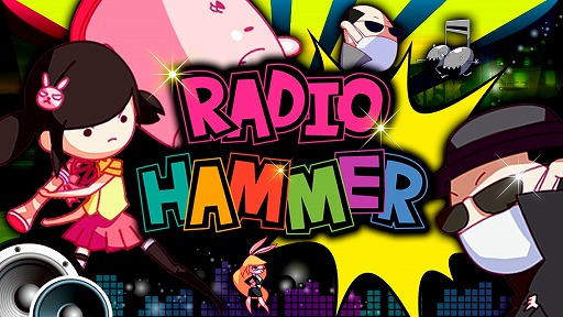 画像集#004のサムネイル/リズムアクションゲーム「ラジオハンマー」,auスマートパスで配信開始