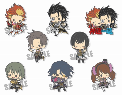 画像ギャラリー No.001のサムネイル画像 / 「アイマス SideM」のラバーストラップ第3弾がコトブキヤから7月に発売