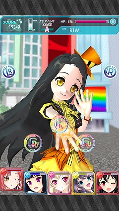 画像集#003のサムネイル/スマホ向け「アイドリズム」が配信開始。歌って踊れるトップアイドルを育てよう