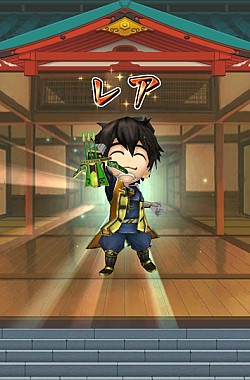 画像集#001のサムネイル/「戦国無双シュート」,「無双がちゃ」に名将・毛利元就を追加。新ステージも