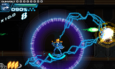 画像集#018のサムネイル/“インティ・クリエイツ×稲船敬二”による新作3DSタイトル「蒼き雷霆 ガンヴォルト」が発表。雷撃を操る超能力少年がハイスピード＆ハイテンションなバトルを繰り広げる