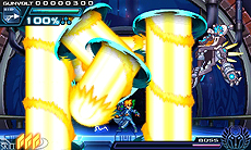 画像集#039のサムネイル/“インティ・クリエイツ×稲船敬二”による新作3DSタイトル「蒼き雷霆 ガンヴォルト」が発表。雷撃を操る超能力少年がハイスピード＆ハイテンションなバトルを繰り広げる