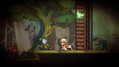 画像集#011のサムネイル/「htoL#NiQ −ホタルノニッキ−」,廃墟内にある「植物園」やステージ内のギミックなどの情報が明らかに