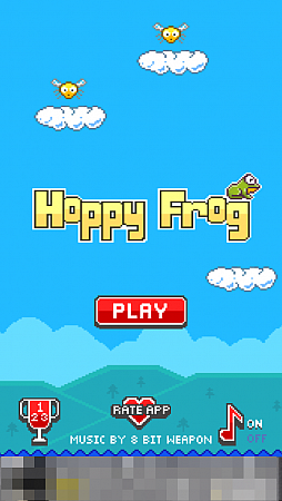 画像集#001のサムネイル/可愛いからと侮ることなかれ! スマートフォン向けジャンピングアクションゲーム「Hoppy Frog」を紹介する「(ほぼ)日刊スマホゲーム通信」第491回