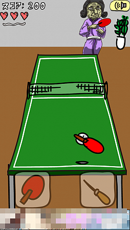 画像ギャラリー No.004のサムネイル画像 / ピンポン球，時々タコ焼き。スマートフォン向け卓球ゲーム「タコ焼き卓球」を紹介する「（ほぼ）日刊スマホゲーム通信」第493回