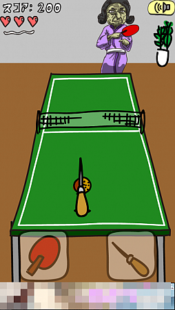 画像ギャラリー No.005のサムネイル画像 / ピンポン球，時々タコ焼き。スマートフォン向け卓球ゲーム「タコ焼き卓球」を紹介する「（ほぼ）日刊スマホゲーム通信」第493回